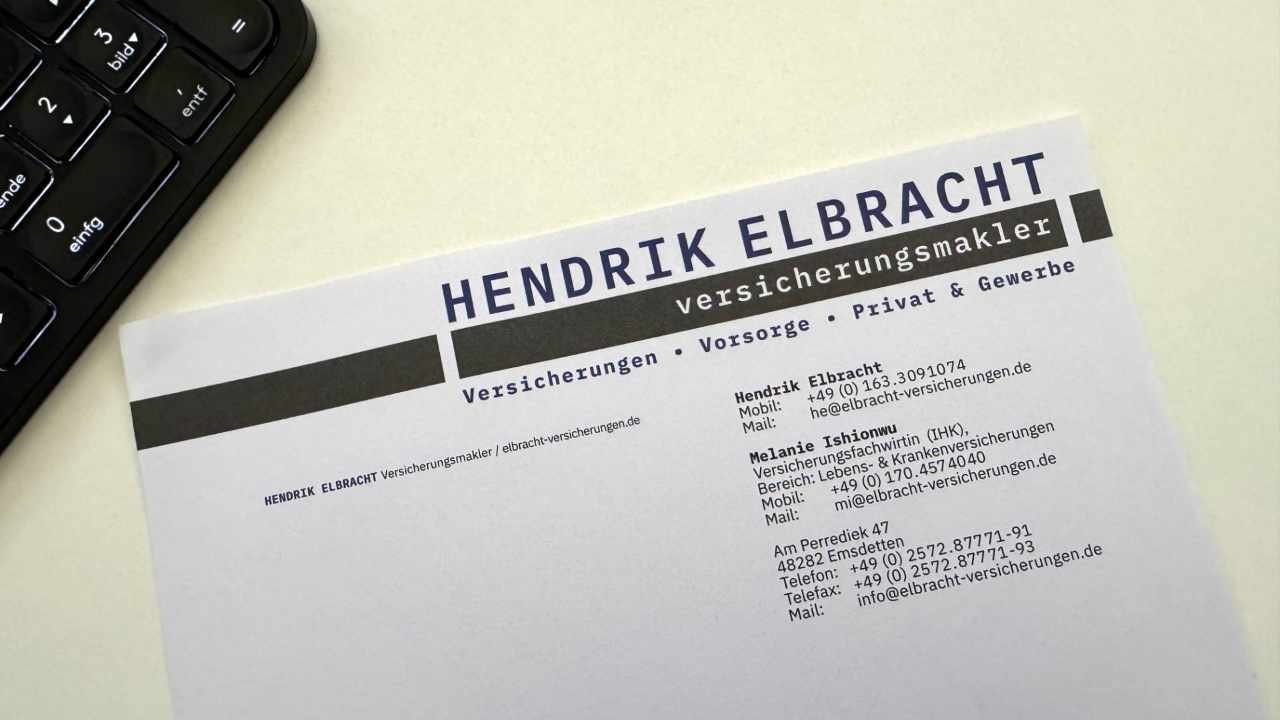 Kontakt mit Ihrem Versicherungsmakler