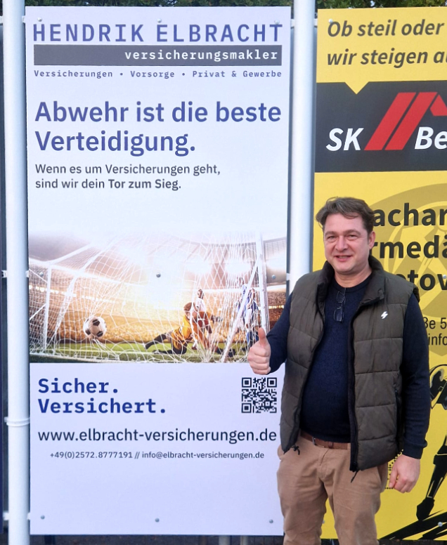 Sponsoring lokaler Verein Elbracht-Versicherungen Emsdetten Sponsoring lokaler Verein Elbracht-Versicherungen Emsdetten